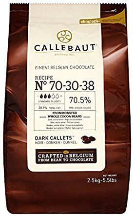 Callebaut горький шоколад 70,5%, 2,5кг